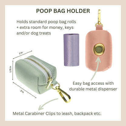 Pink Poop Bag Holder