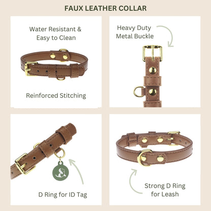 Brown Dog Collar